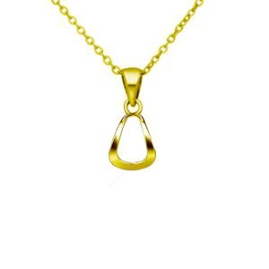Stunning Gold Plated Geometric Pendant Necklace - Boho Chic Statement Jewelry for Birthdays, Weddings, and Bridesmaid Gifts, Elevate Your Style with Bohemian Elegance - Image 1