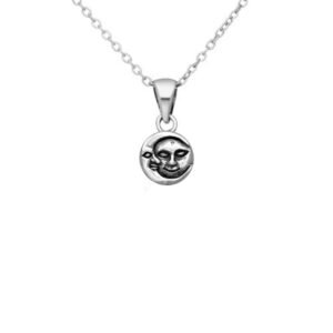 Bohemian Moon & Sun Silver Necklace: Ethereal Jewelry for Boho Birthday, Wedding, and Bridesmaid Gift – Unique Celestial Statement Piece for Timeless Elegance - Image 1