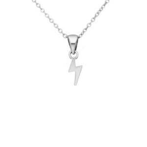 Silver Lightning Bolt Necklace for Women - Elegant Bohemian Style Jewelry, Statement Piece for Birthday, Wedding, Bridesmaid Gifts or Daily Wear, for Boho Lovers - Image 1
