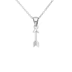 Sterling Silver Arrow Necklace - Boho Chic Jewelry for Wedding, Engagement, or Bridesmaid Gift - Birthday, Anniversary Statement Piece - Image 1